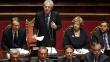 Italia: Monti recibe respaldo de Senado