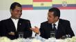 Alistan cita entre Correa y Humala