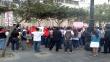 Fotos: la protesta frente al JNE contra la inscripción del Movadef