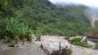 Desborde de río Marancocha arrasó con parte de carretera en Junín