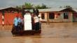 Madre de Dios: hay 2,560 afectados por desborde de ríos
