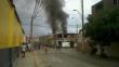 Incendio causó pánico en Breña