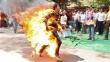 India: Tibetano se prende fuego en protesta contra China