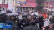 Trabajadores de Doe Run se enfrentan a policías en La Oroya