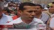 Humala: “El autogolpe de 1992 no se puede volver a repetir”