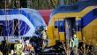 Holanda: 125 heridos en choque de trenes
