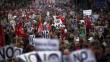 Miles protestan por duros recortes del Gobierno