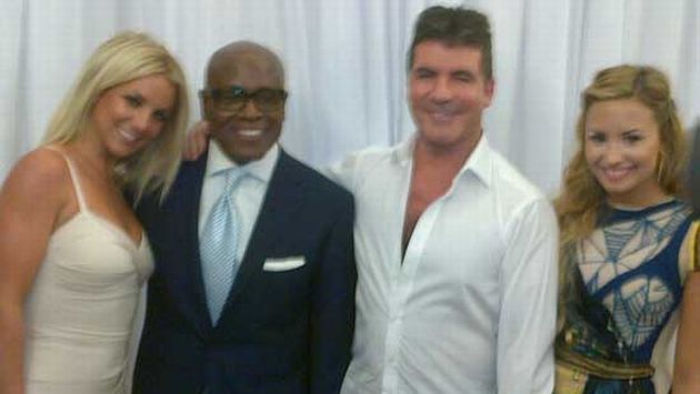 Britney Spears, L.A Reid., Simon Cowell y Demi Lovato juzgarán a los miles de participantes. (Twitter de Simon Cowell)