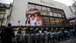 Uribe expuso en Argentina bajo fuertes medidas de seguridad y ante protestas