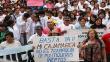 Cajamarquinos rechazan la violencia con una multitudinaria 'Marcha por la Paz'