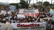 Cajamarca marchó por la paz y a favor de las inversiones