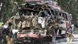 Pakistán: Una bomba colocada en un bus mata a 19 personas