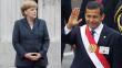 Confirman reunión de Ollanta Humala con Angela Merkel en Berlín 