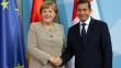 Humala se reunió con Angela Merkel