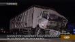Un muerto por choque de dos camiones en la Panamericana Norte