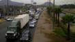 Intenso tráfico en Vía de Evitamiento por vuelco de camión