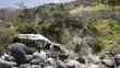 Cusco: Cuatro miembros de una familia mueren en accidente de tránsito