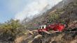 Áncash: Incendio forestal arrasa 770 hectáreas del parque Huascarán 