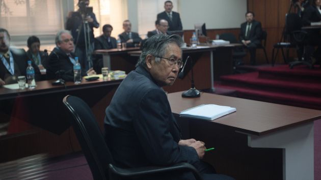 EN SUS TRECE. Fujimori mantiene su decisión de no pedir indulto. (Martín Pauca)