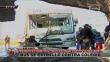 Bus chocó contra colegio en Pueblo Libre
