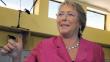 Chilenos quieren a Bachelet en 2013