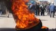 Puno: 11 heridos tras enfrentamiento entre mineros y policías