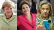 Angela Merkel, Hillary Clinton y Dilma Rousseff, un trío poderoso
