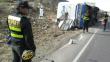 Accidentes viales dejan tres muertos en La Libertad y Huaral