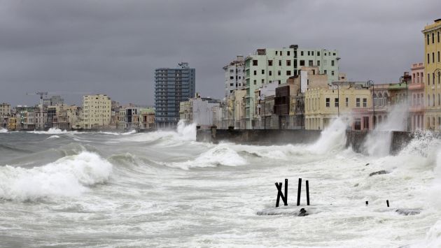 Costa de La Habana, Cuba, azotadas por ‘Isaac’. (Reuters)