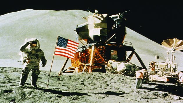 Fue el primer hombre que pisó la superficie lunar. (USI)