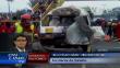 Triple choque deja 11 heridos en Surco