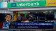 Asaltan banco Interbank en Camacho