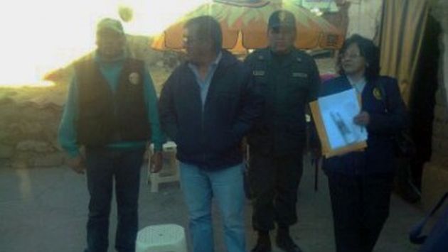 Uno de los docentes intervenidos en Juli. (Los Andes)