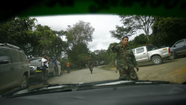 Personal de la PNP y de las FF.AA. continúan con los operativos para capturar a los terroristas. (Alberto Orbegoso)