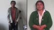 Capturan a dos presuntos terroristas en Cajamarca
