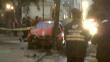 Automóvil choca con poste en Miraflores
