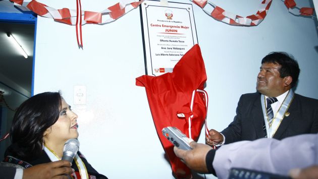 Ministra de la Mujer inauguró un nuevo CEM en Junín. (Difusión)