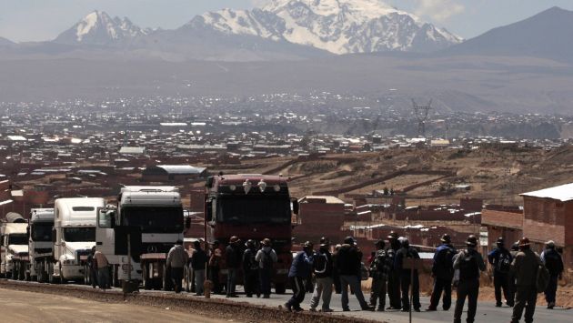 Nadie puede salir de La Paz. (Reuters)