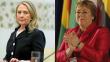 Hillary Clinton y Michelle Bachelet en el Perú en octubre