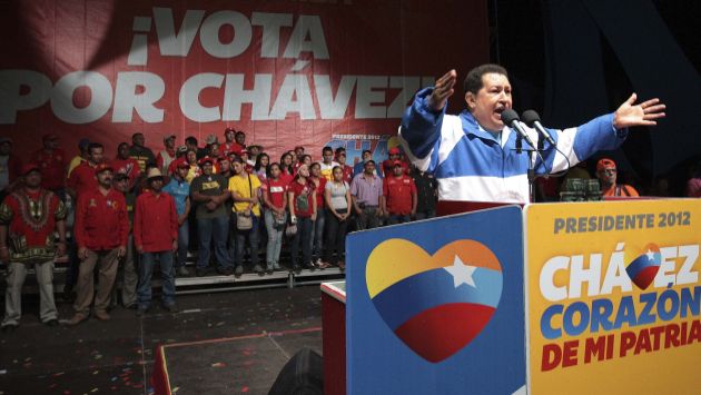 EN CAMPAÑA. Chávez durante una actividad en el estado de Apure. (Reuters)