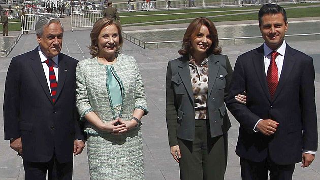 Peña Nieto se reunió hoy con Sebastián Piñera en Chile. (Reuters)