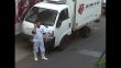 Chofer de camión estaciona su vehículo en zona prohibida de Miraflores