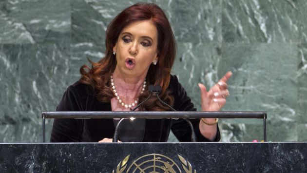 Fernández habló hoy en la Asamblea General de las Naciones Unidas. (Reuters)