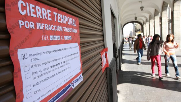 Establecimientos comerciales fueron cerrados hasta tres días. (Perú21)