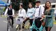Ciclistas de ‘etiqueta’ recorrieron las calles de Lima