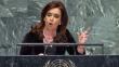 Cristina Fernández: ‘Argentina no va a ser sometida a ninguna amenaza’