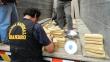 Decomisan en setiembre más de 800 kilos de droga en la selva peruana