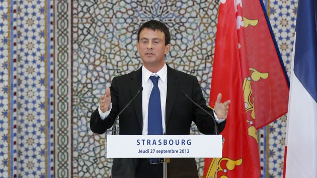 Valls durante la ceremonia de apertura. (Reuters)