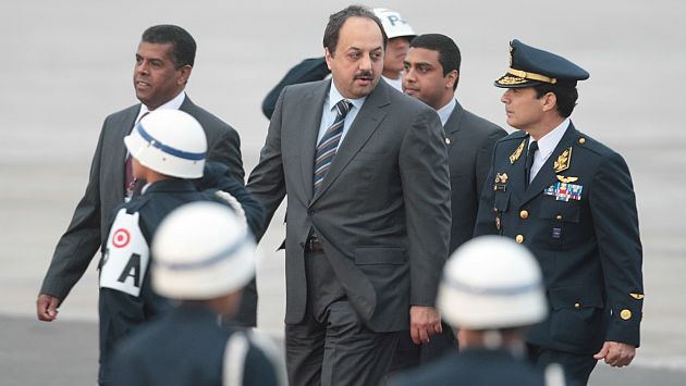 Llegan. El rey qatarí Hamad Bin Khalifa Al Thani ya está en Lima. (Alberto Orbegoso)