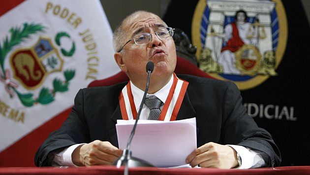 Polémica. San Martín presidió la Sala que condenó a Fujimori. (Luis Gonzales)